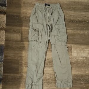 Hollister Womens Cargo Pants - Light Olive